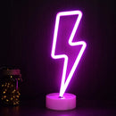 LED Neon Sign Desk Lights & Lightning Night Light