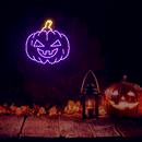 Halloween Pumpkin Neon Sign
