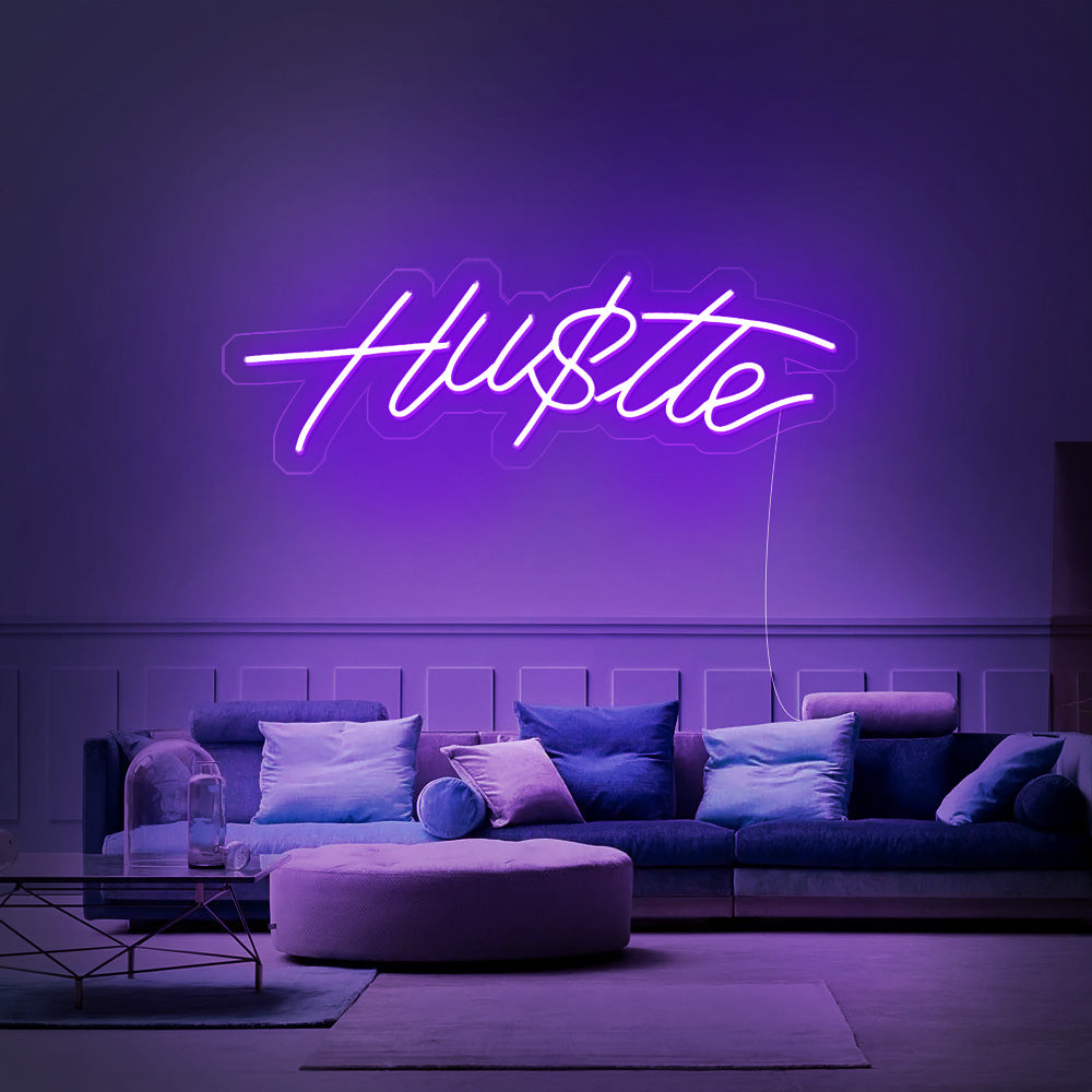 Hustle Neon Sign