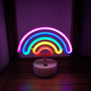 LED Neon Sign Desk Lights & Rainbow Night Light
