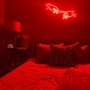 Touching Finger Neon Sign